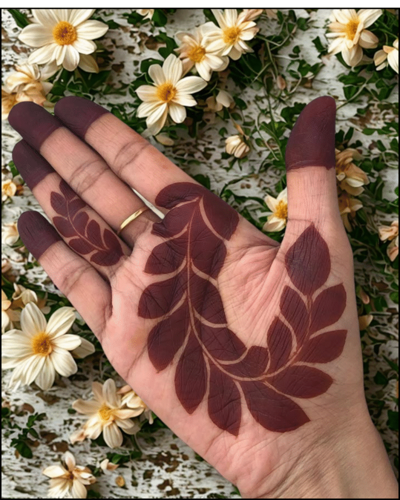 Traditional Mehndi design