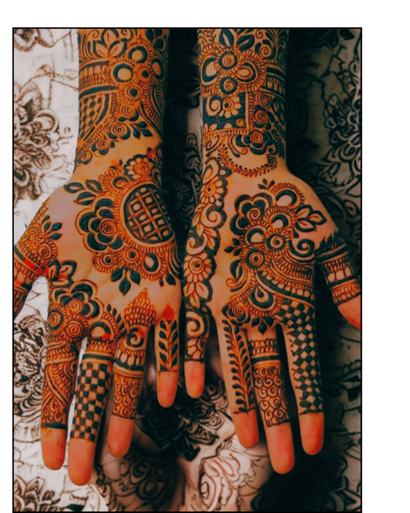 Traditional Mehendi design