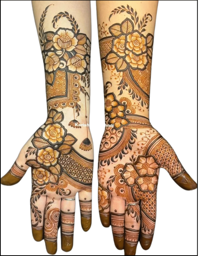 Floral Mehendi Design