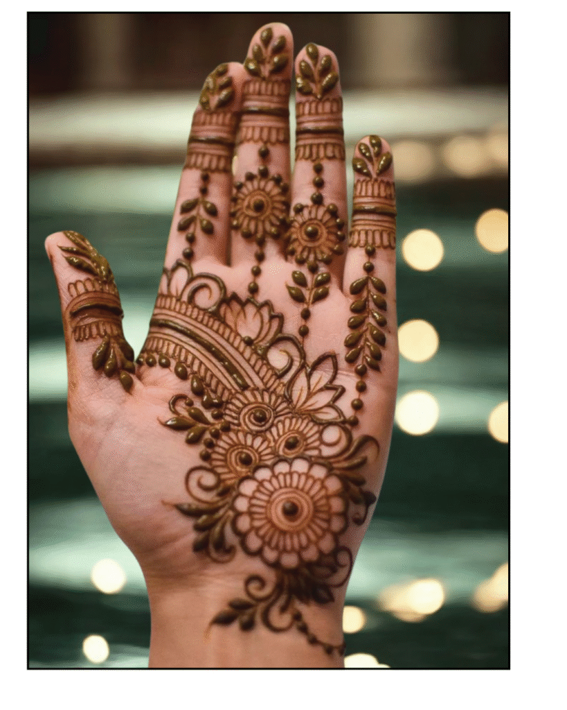 Simple Mandala mehndi Design