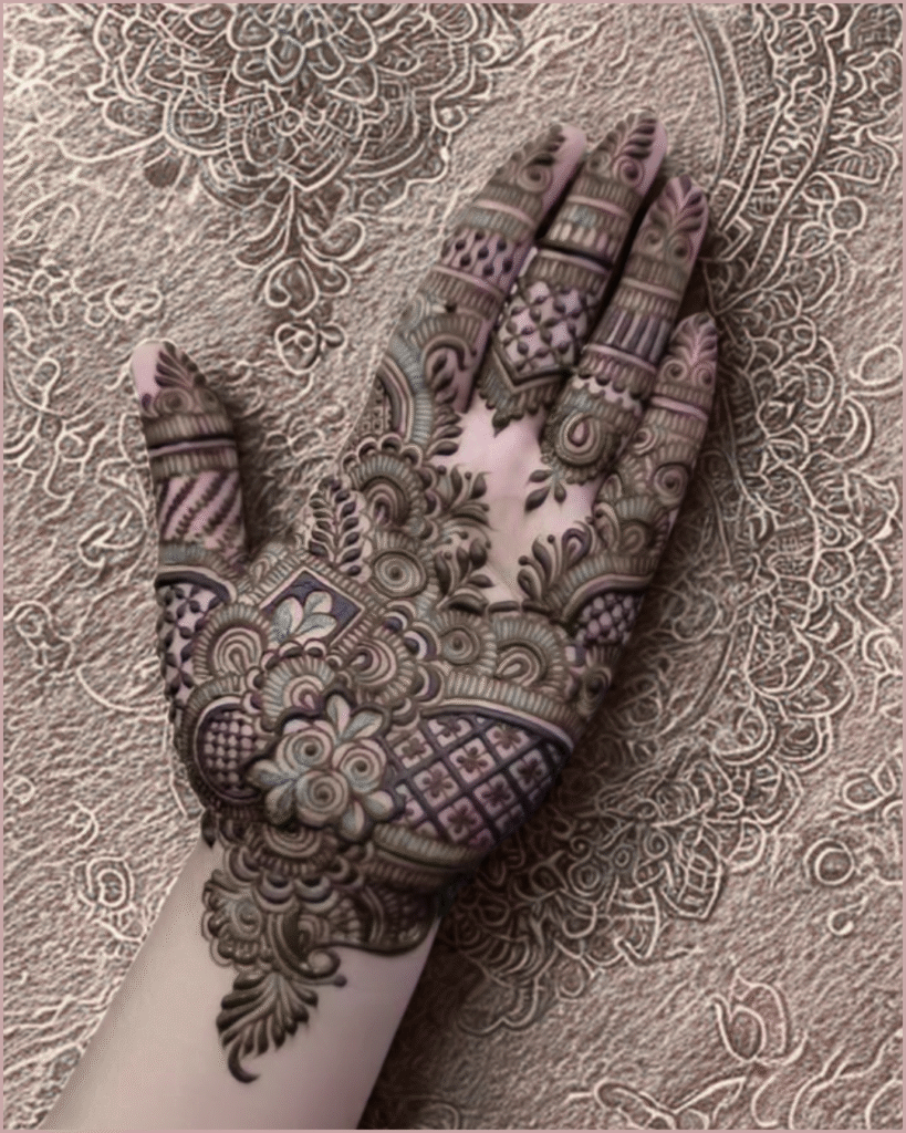 Western Mehndi Design