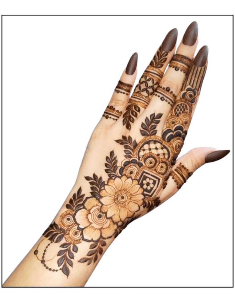 Back Hand Mehendi design