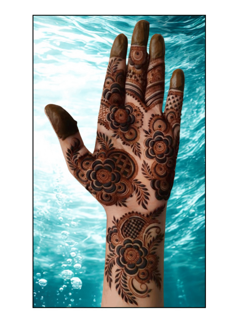 Traditional Mehendi design
