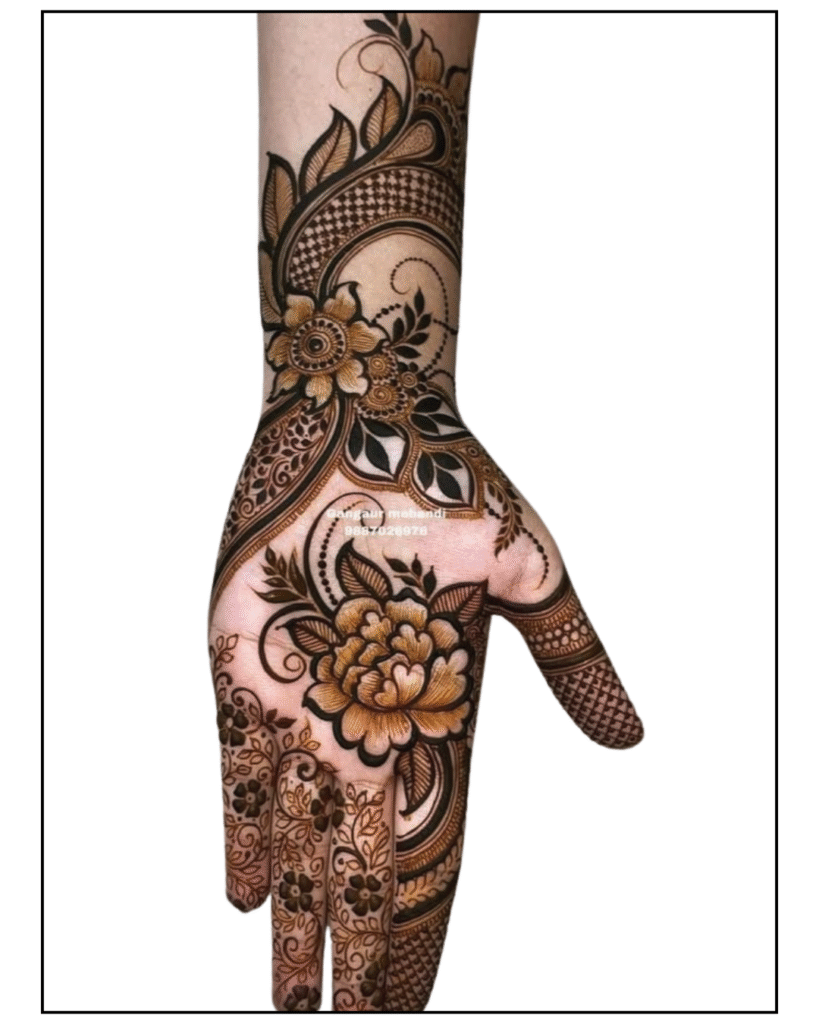 Floral Mehendi Design