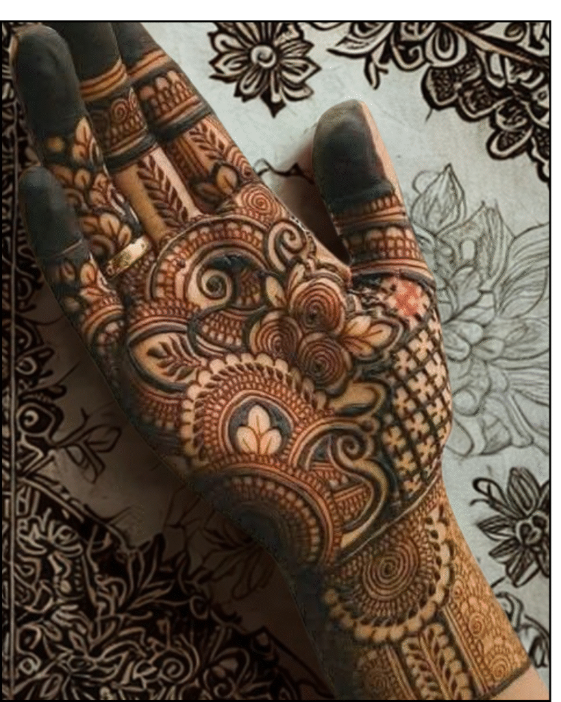 Simple Arabic Mehndi