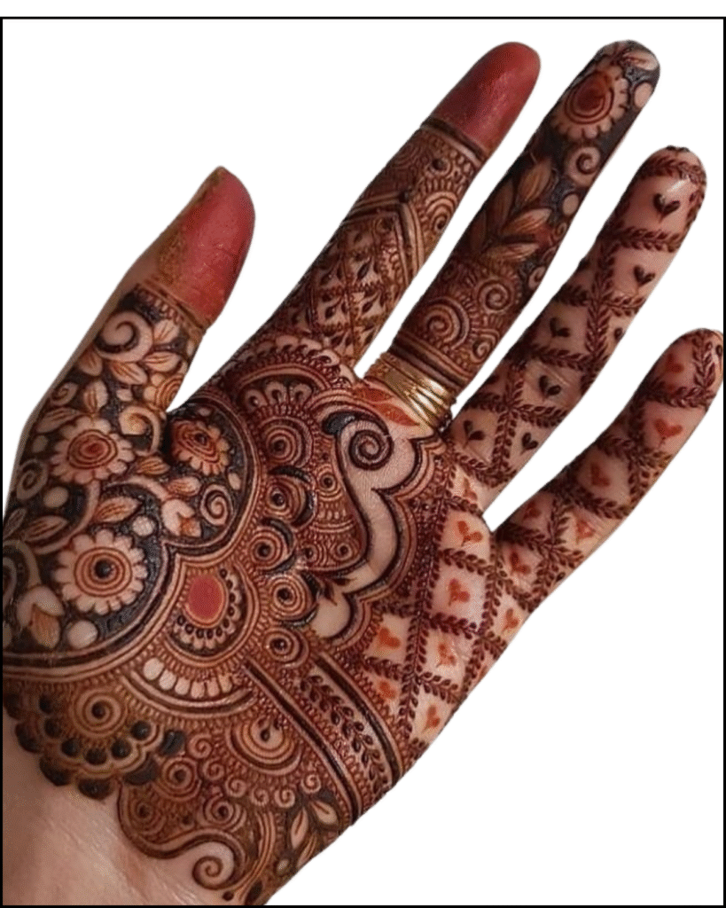 Western Mehndi Design