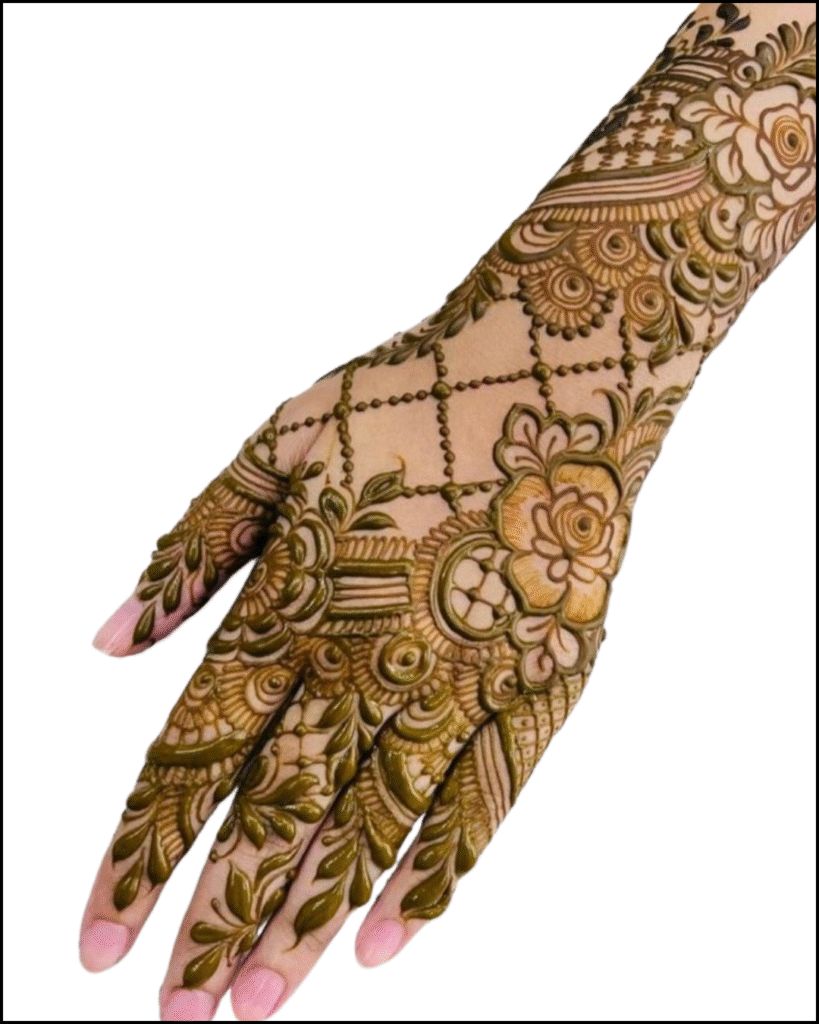 Back Hand Mehendi design
