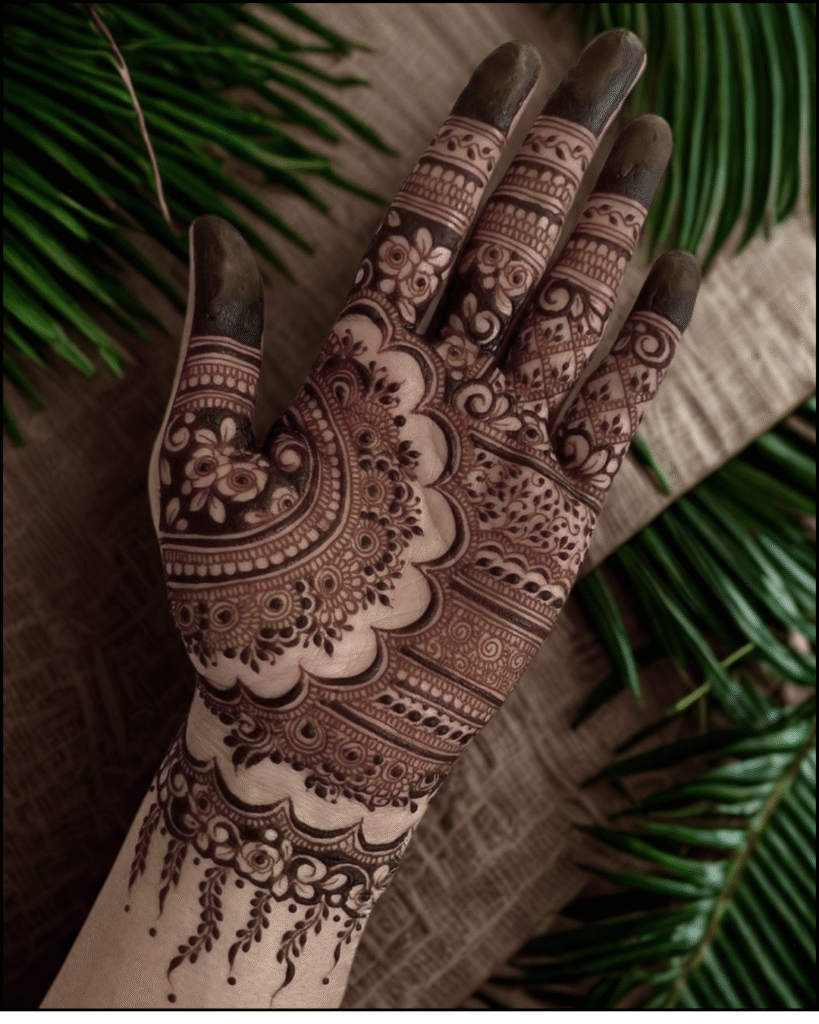 Western Mehndi Design