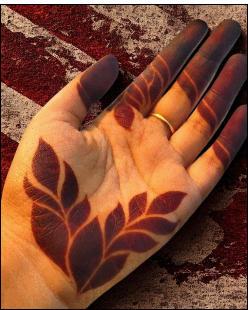Traditional Mehndi design