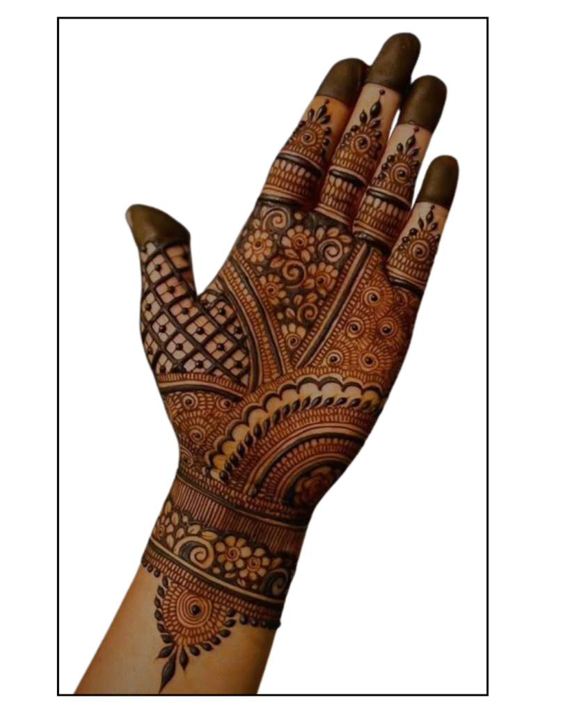 Traditional Mehendi design