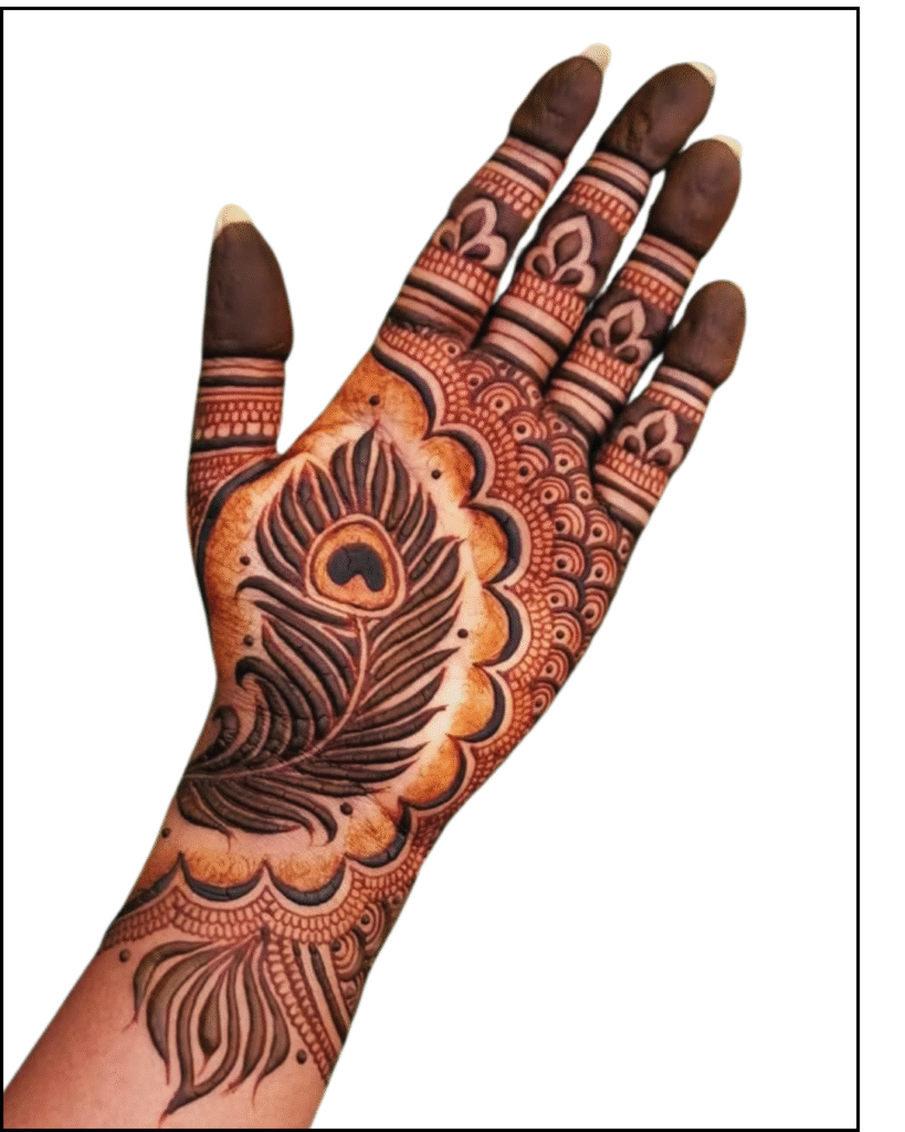 Front Hand Arabic Mehndi