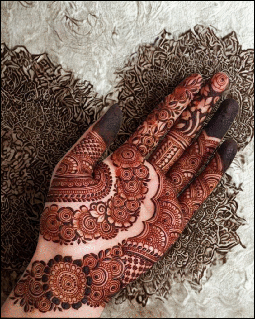 Western Mehndi Design