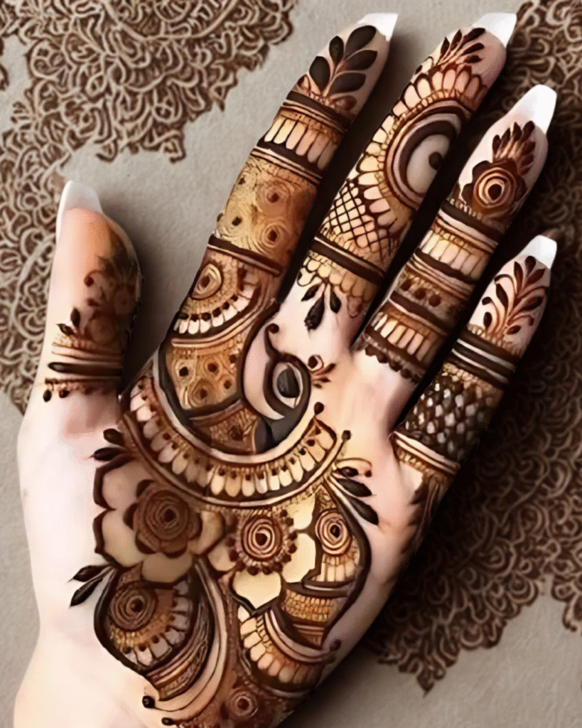 Front Hand Mehndi Design