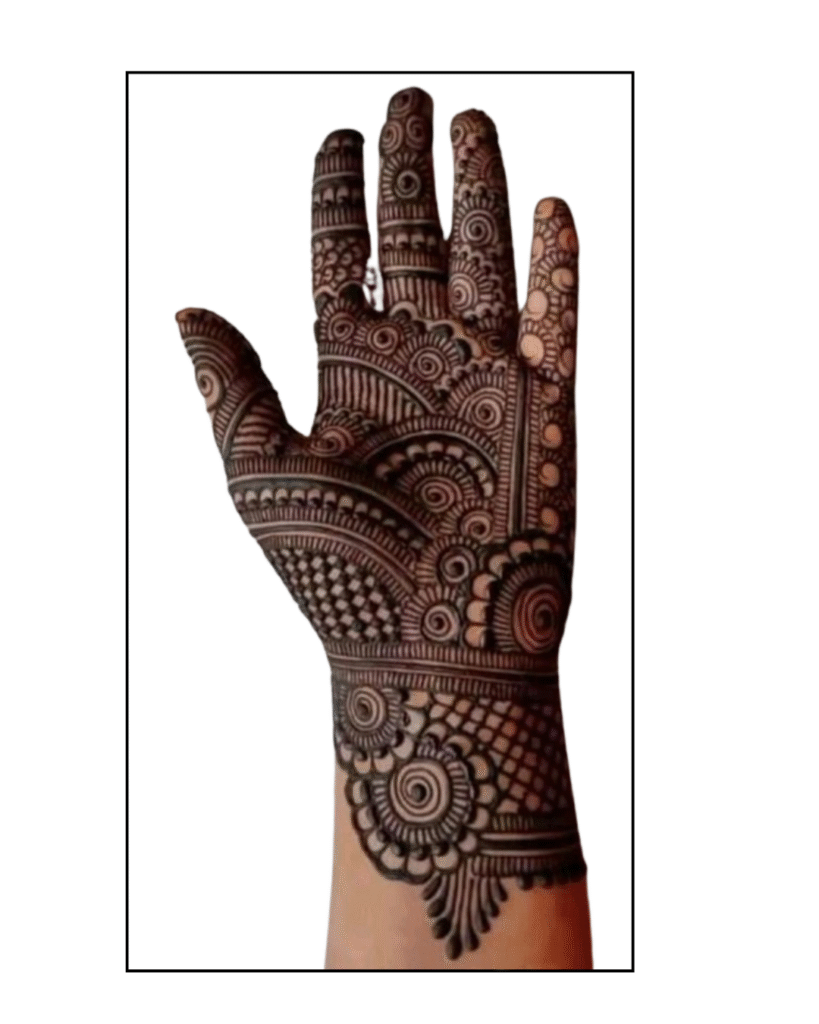Traditional Mehendi design