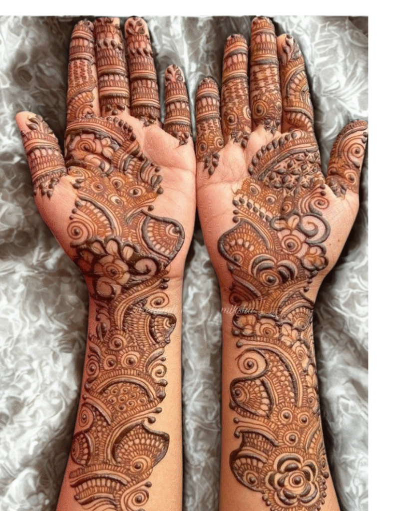 Front Hand Mehndi Deisgns