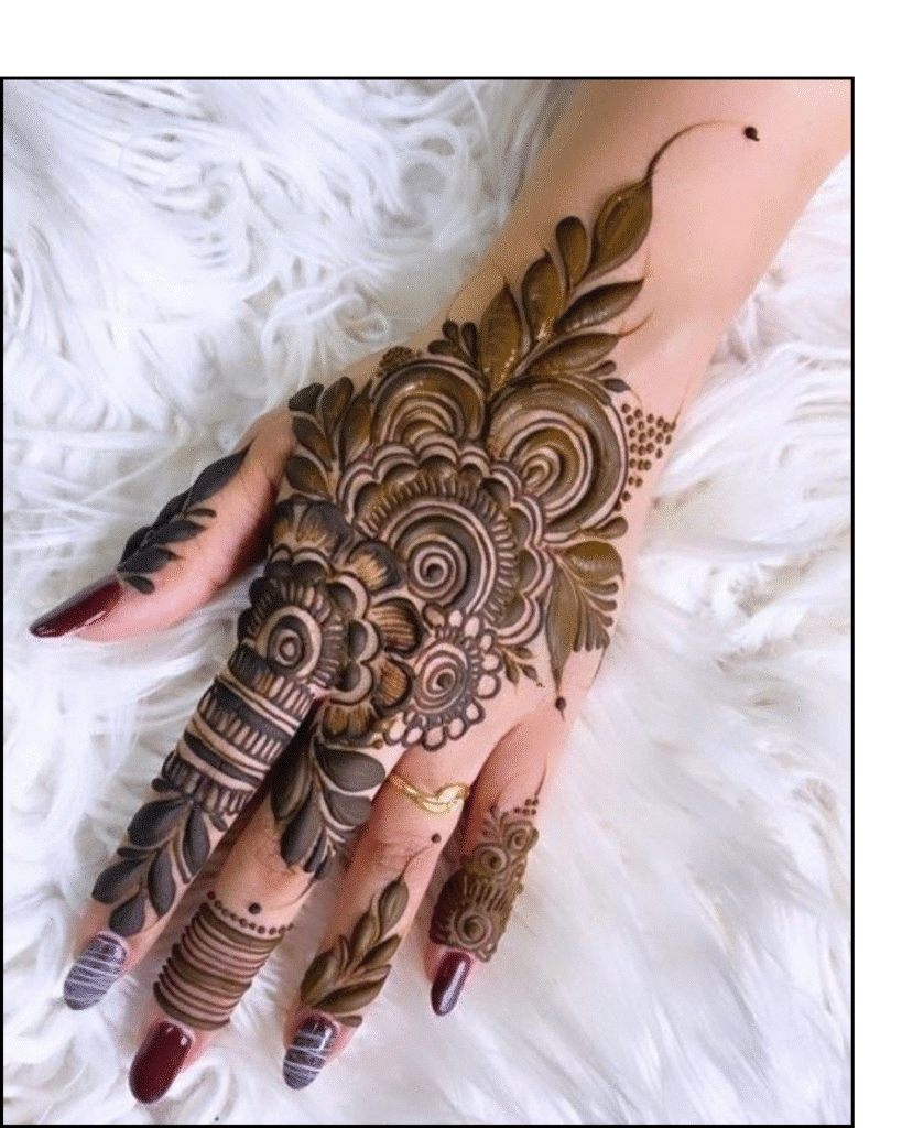 Back Hand Mehendi design