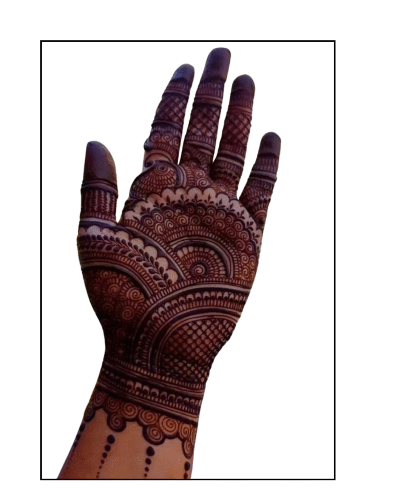 Traditional Mehendi design