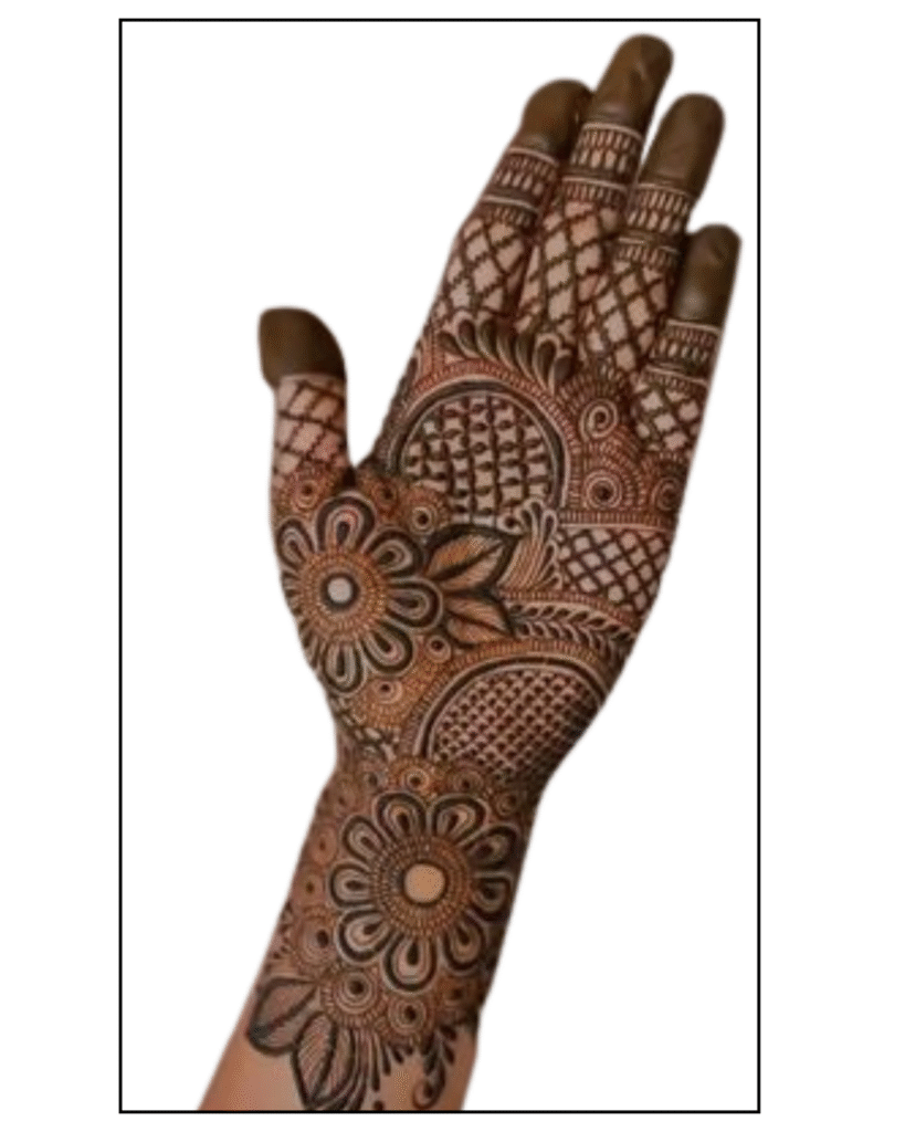 Traditional Mehendi design