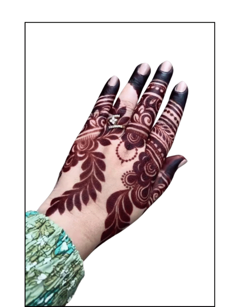 Back Hand Mehendi design